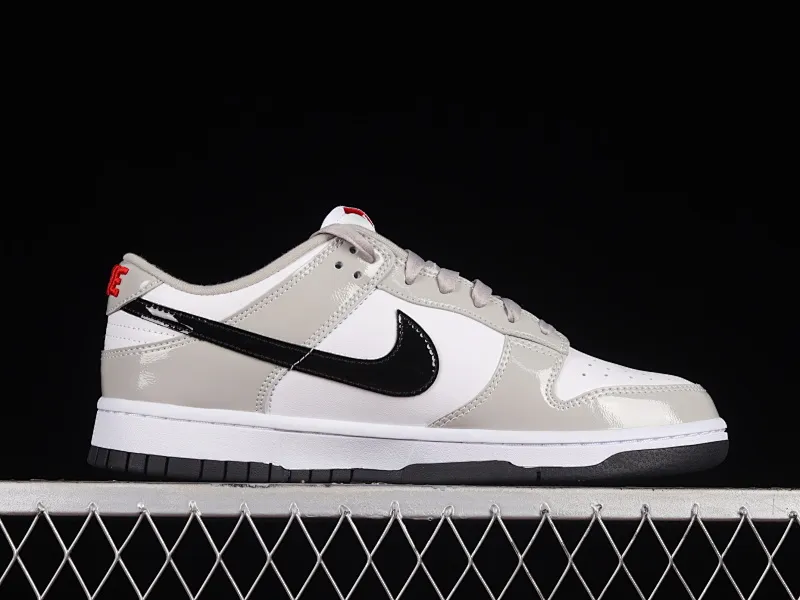 All Categories Nk SB Dunk Series Nk SB Dunk Low Low-top sneakers C version Nk Dunk Low "Light Iron Ore" Patent leather gray SB low-top sports and leisure sneakers DQ7576-001